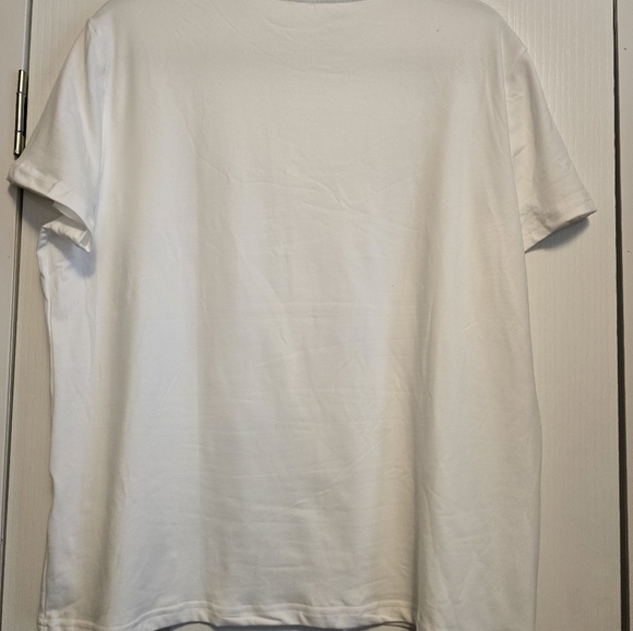 Ladies Cheetah print Bow Short Sleeve Tee 100% Polyester Size XL - Picture 5 of 5